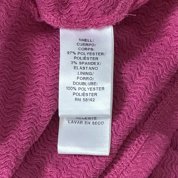 London Times Flutter Sleeve Midi Dress with Pockets M Tie Back V-Neck Casual - Picture 5 of 5